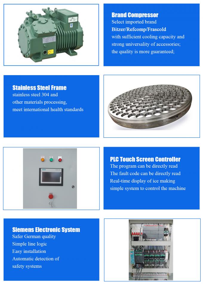 Automatic Ice Tube Making Machine With 1000kg Ice Storage Capacity In Philippines 5