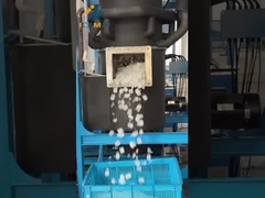 Engineer commissioning a tube ice machine