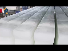 Block ice machine in ice