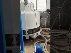 Transparent ice machine in commissioning