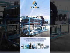 Industrial ice block machine commissioning site