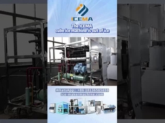 Industrial pellet ice machine commissioning site