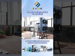 Flake ice machine in commissioning