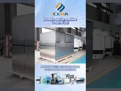 cube ice machine in de-icing