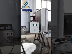 ICEMA Flake Ice Machine in Ice Out