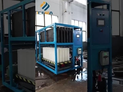 ICEMA Block Ice Machine in Ice Out