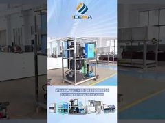 ICEMA tube ice machine in bedrijf