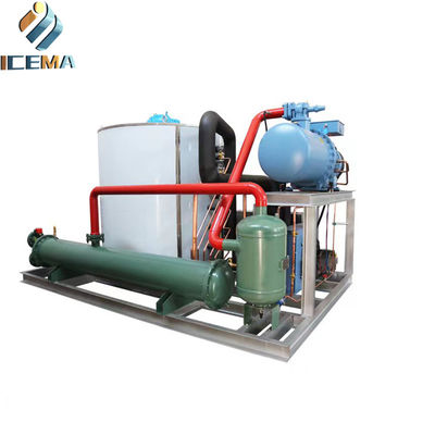 ICEMA Factory Supply Freshwater Ice Flake Making Machine Flake Ice Maker for fresh seafood fishery