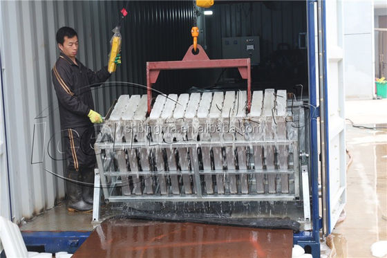 10t/24h Container Ice Machine Industrial Block Ice Machine R404a R22