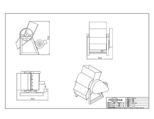 440V 9T/H Ice Crusher Machine Stainless Steel Commercial