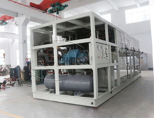 R22 R404A Direct Cooling Block Ice Machine Fresh Water 10 Tons Industrial