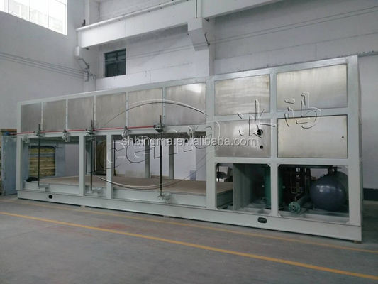 Industrial 15T Direct Cooling Block Ice Machine 118KW