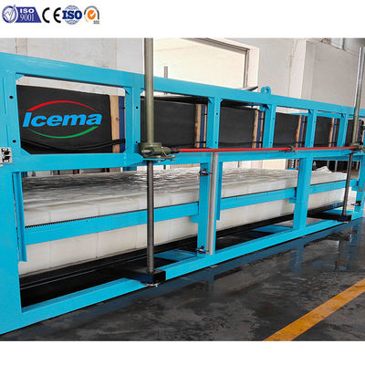 Customized Ice Temperature Brine Refrigeration Block Ice Machine 6450*2360*2530mm For Ice Production
