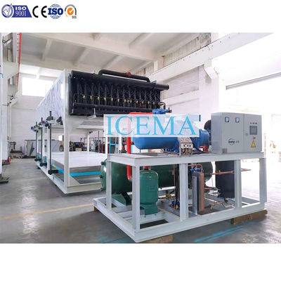 Automatic 25 Ton Industrial Ice Block Making Machine Direct Cooling