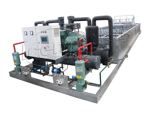 10T Brine Refrigeration Block Ice Machine 380V 3P