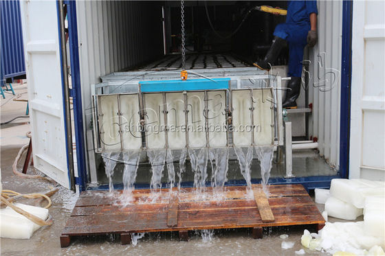 10T Brine Refrigeration Block Ice Machine 380V 3P