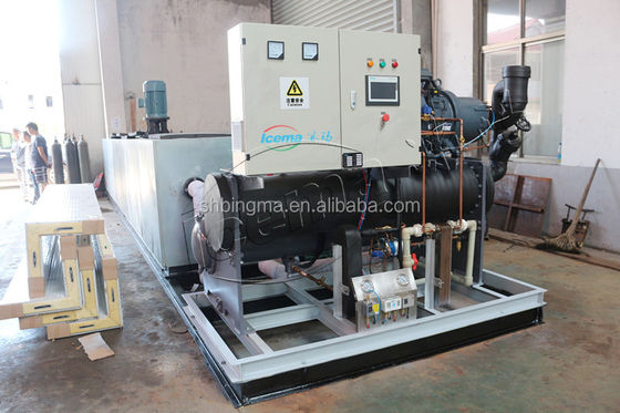 CE 15 Ton Industrial Block Ice Maker Machine 70.5KW 380V