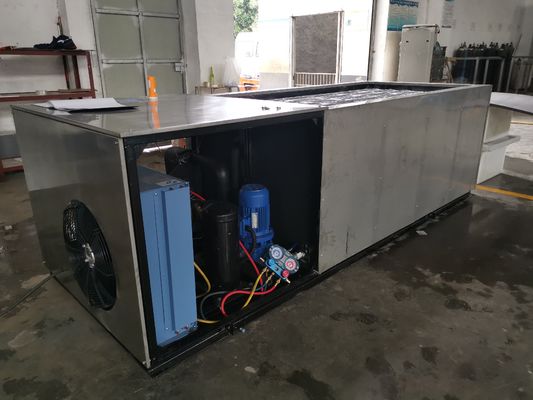 Industrial 2T/24H Brine Refrigeration Block Ice Machine Salt Water For Ice Factory / Cold Storage / Cooling / Fresh