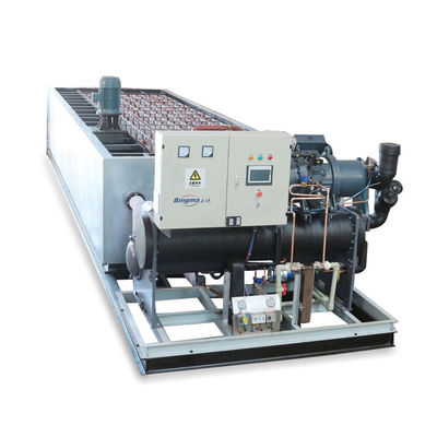 25T/24H Brine Refrigeration Block Ice Machine Industrial Salt Water