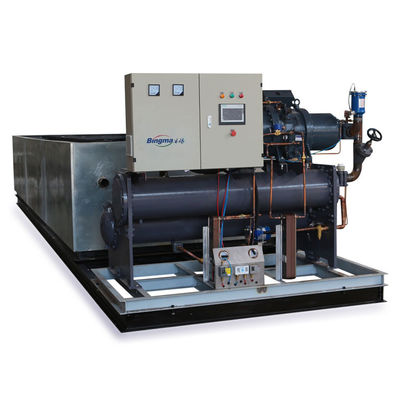 25T/24H Brine Refrigeration Block Ice Machine Industrial Salt Water