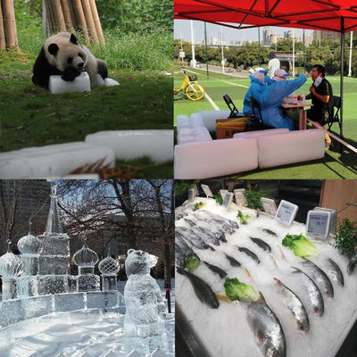 25T/24H Brine Refrigeration Block Ice Machine Industrial Salt Water