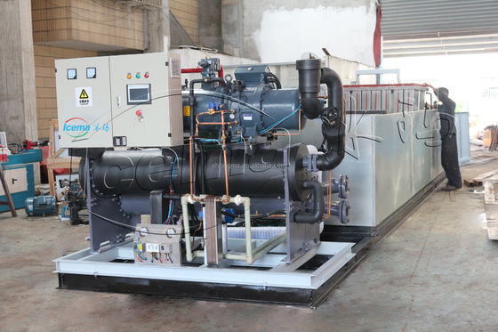 Brine Type Industrial 10 Ton Ice Block Making Machine 380V