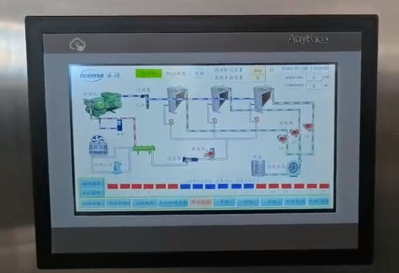 3T/24h Industrial Ice Making Machine Automatic Large Ice Cube For Coffee Shop / Drink / Industry / Ice Factory
