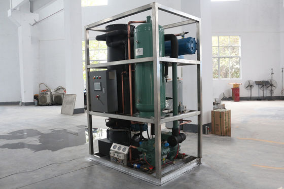 Industrial tube ice machine 1T/24H for food processing in the catering industry laboratory