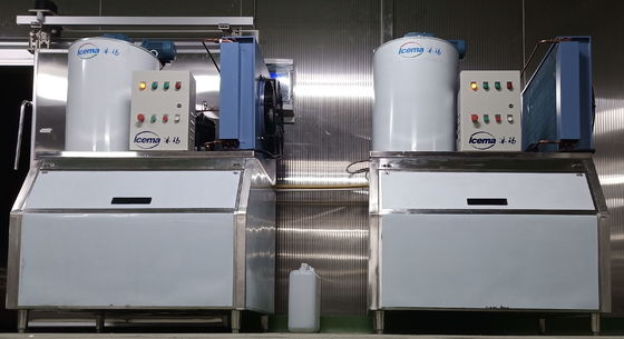 2T Freshwater Flake Ice Machine 380V/220V With Ice Storage