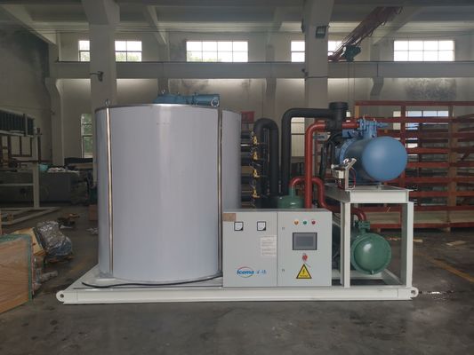 Industrial Fresh Water Flake Ice Maker Machine 5 Tons Direct Cooling