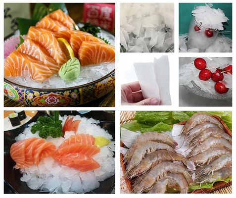 Industrial Fresh Water Flake Ice Maker Machine 5 Tons Direct Cooling