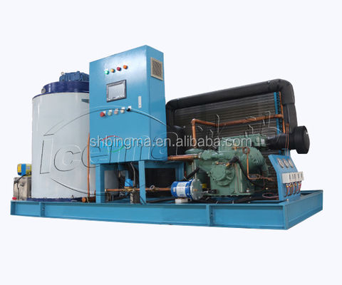 1 Tons Freshwater Flake Ice Machine Commercial 380V 220V