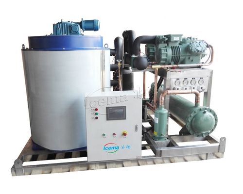 5 Tons Commercial Seawater Flake Ice Machine 20.5KW