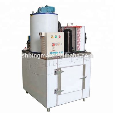 500 Kg Sea Water Flake Ice Machine For Fishing Vessels Electric Components By Schneider