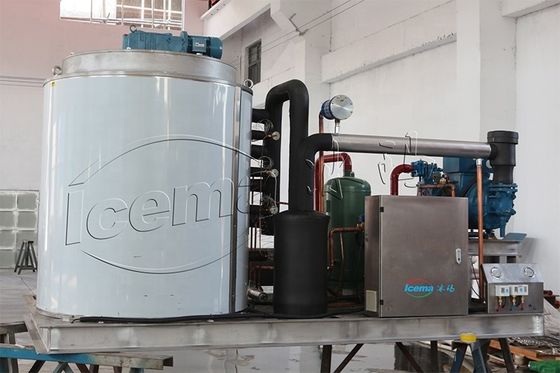 China 50 tons/day containerized snow flake ice machine for cooling with factory price