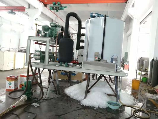 China 50 tons/day containerized snow flake ice machine for cooling with factory price