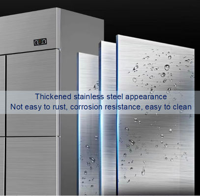 Good price 1350L Commercial Refrigeration Equipment Double Doors Upright Freezer Vertical online