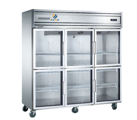 1350L Restaurant Commercial Freezer Upright Freezer Vertical Fridge Refrigerator Equipment