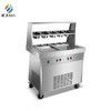 Commercial Fried Ice Cream Roll Maker Machine Double Pans