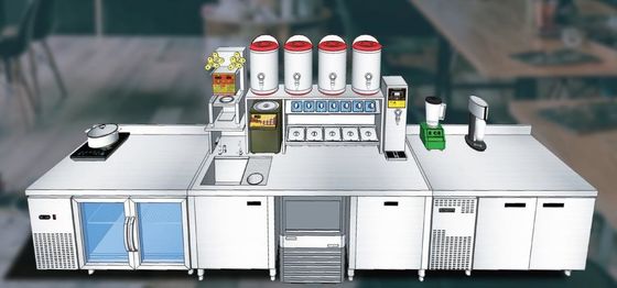 340L Bar Type Workbench Refrigerator Under Bar Refrigerator