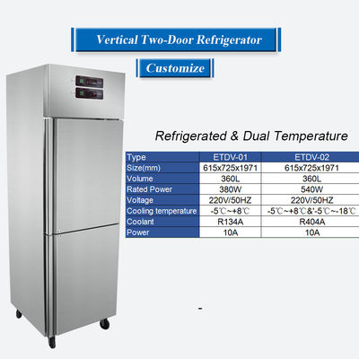 Direct Factory Price congelateur commercial refrigerator Refrigerated & Dual Temperature vertical freezer for household hotel