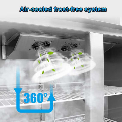 797L Upright Refrigerator Freezer Commercial Frost Free Smart Low Temperature For Restaurant