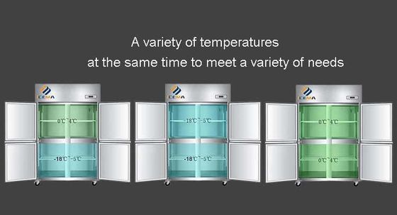 797L Upright Refrigerator Freezer Commercial Frost Free Smart Low Temperature For Restaurant