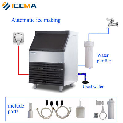 Affordable 100kg/Day Compact Commercial Ice Maker For Hotel