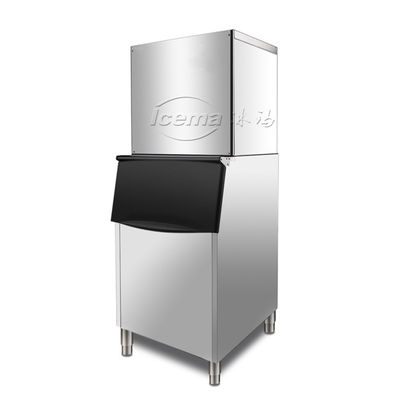 Customized Dimensions Ice Cube Making Machine With R404a / R507a Refrigerant