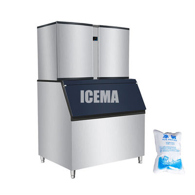 Good price Commercial 1ton Ice Cube Maker Machine Equipped with Demark Danfoss Expansion Valve online