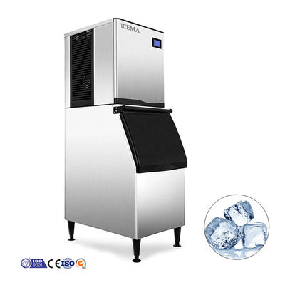 Good price Overseas Machinery Service ICEMA Commercial Ice Cube Maker Machine 300KG 400kg 500kg online