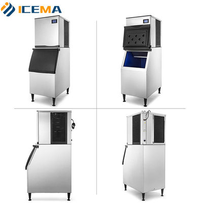 High Productivity Commercial Ice Cube Machine with R404a/R507a Refrigerant