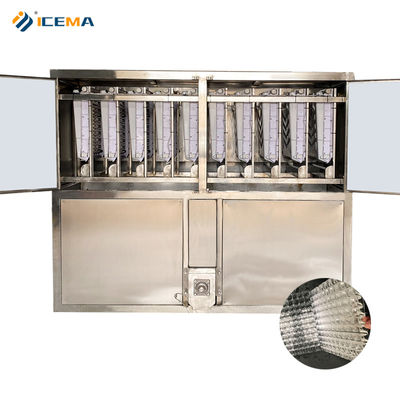 Good price PE Material Inlet Pipe 3000kg Ice Cube Maker Machine for Industrial Ice Production online