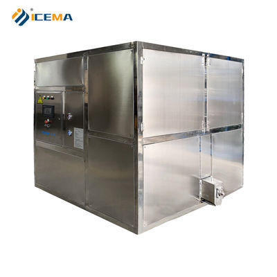 PE Material Inlet Pipe 3000kg Ice Cube Maker Machine for Industrial Ice Production